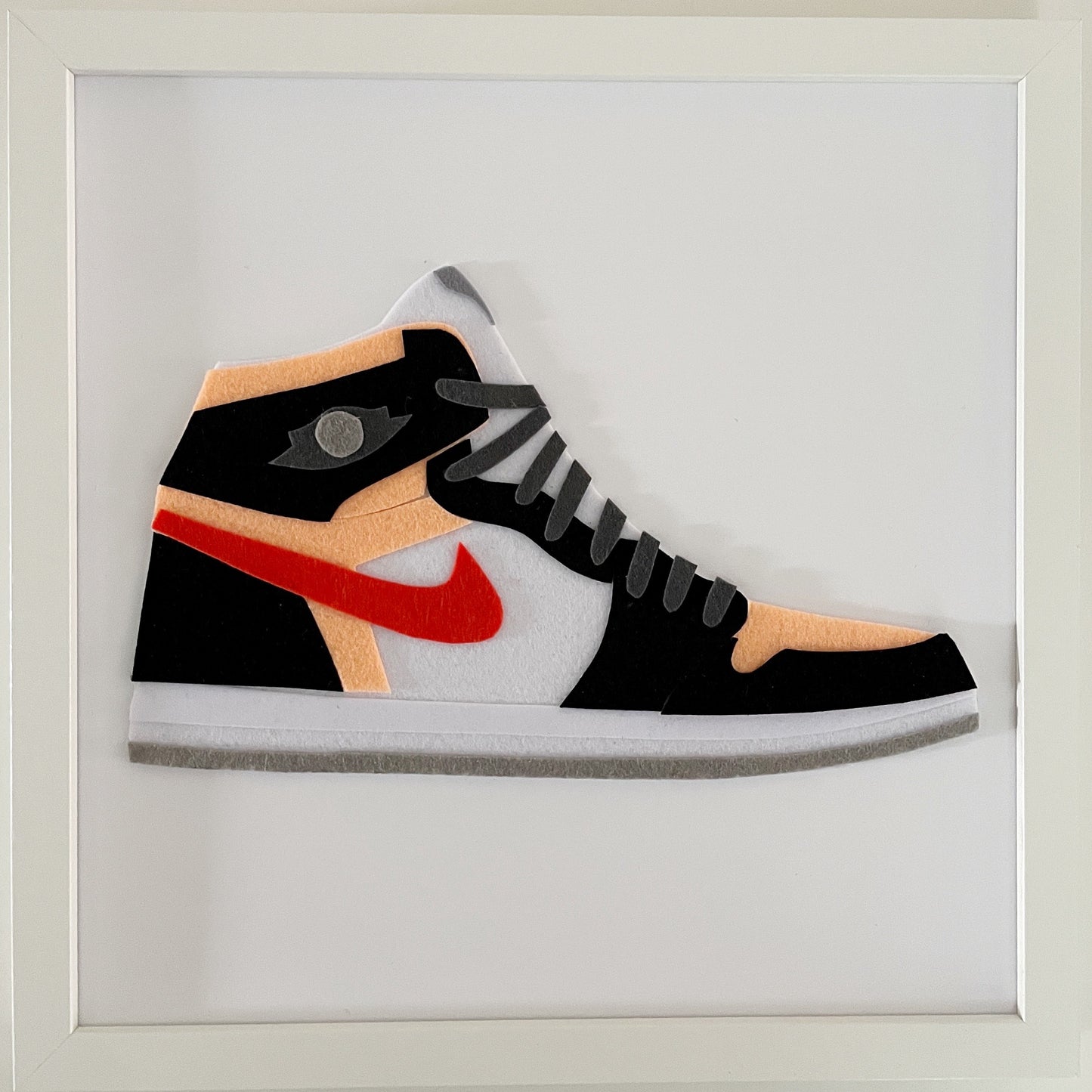 Swoosh Sneaker Original Felt Art - Version 2