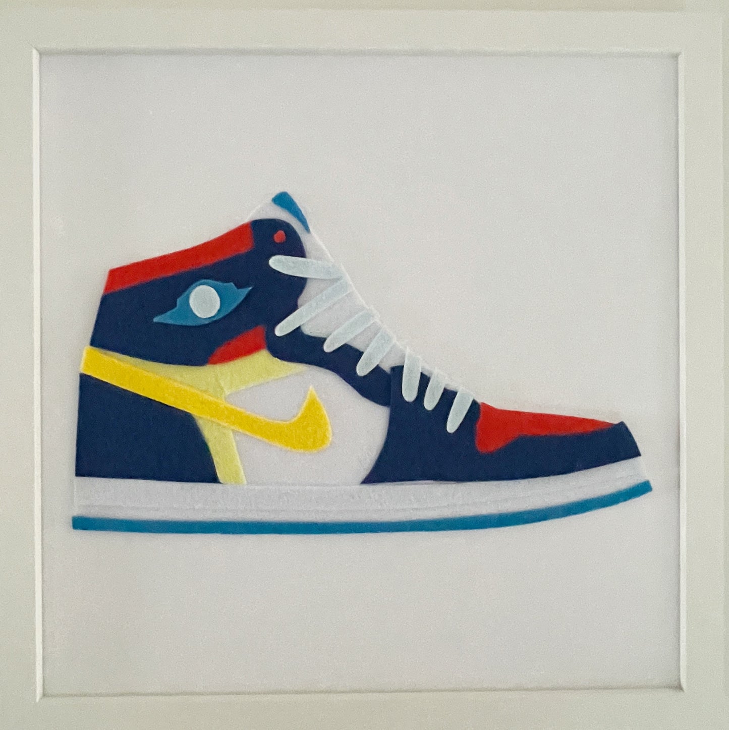 Swoosh Sneaker Original Felt Art - Version 4