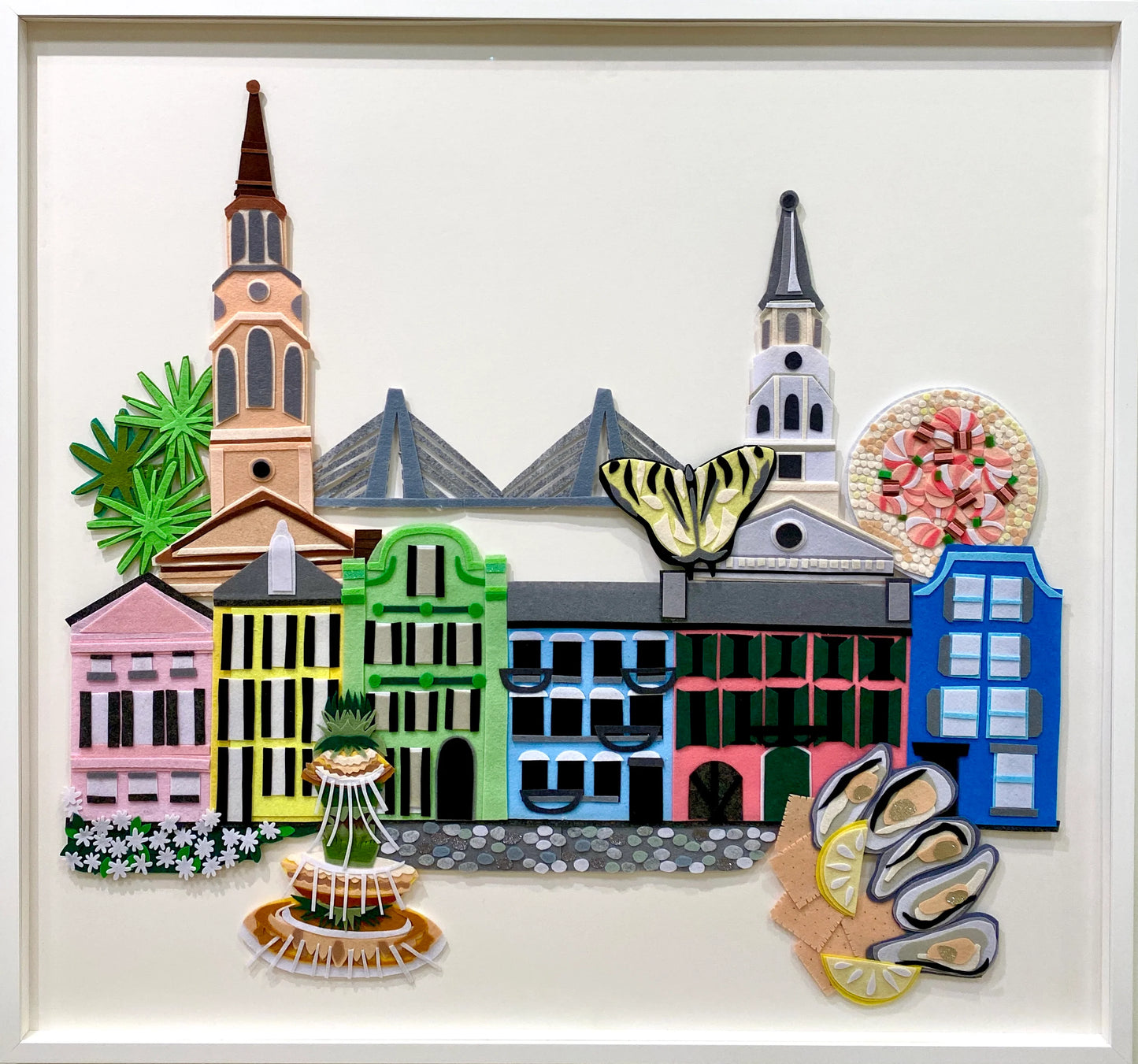 Charleston Original Felt Art