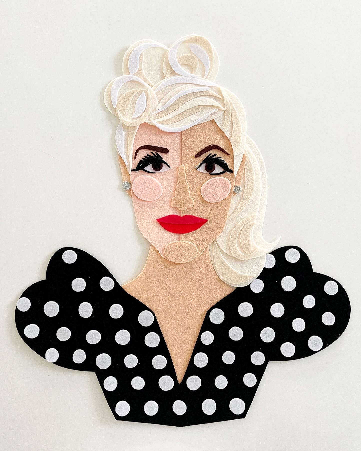 GWEN STEFANI ORIGINAL FELT ART