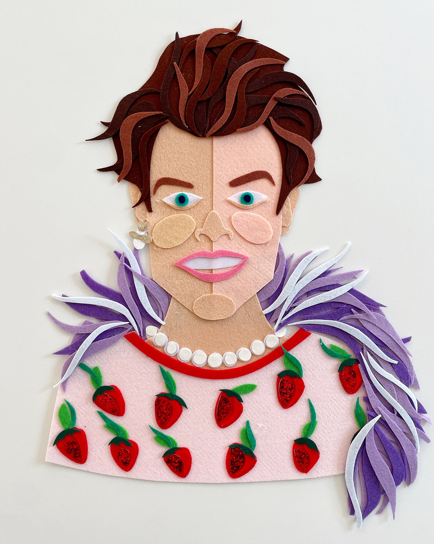 HARRY STYLES ORIGINAL FELT ART
