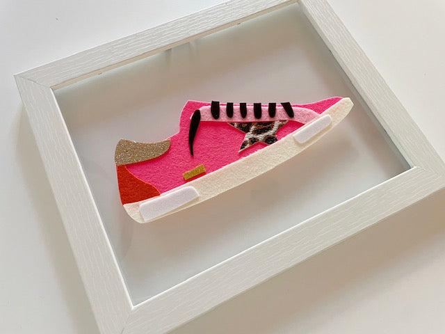 Super Stellar Sneakers Original Felt Art - Version 1