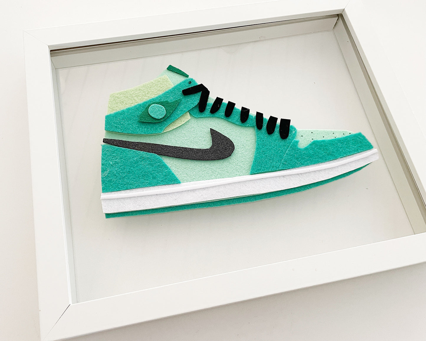 Super Swoosh Sneakers Original Felt Art - Version 6