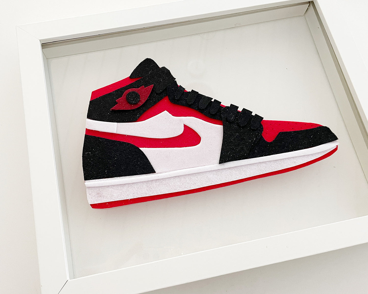 Super Swoosh Sneakers Original Felt Art - Version 5