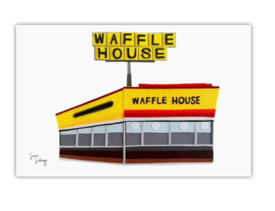 Waffle House Print